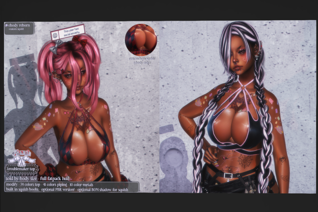 Troublemaker Top - Reborn/+mods, L$349