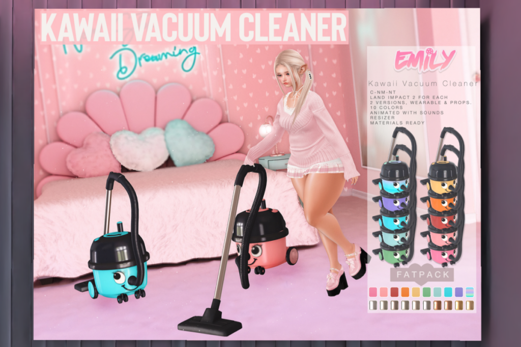 Kawaii Vacuum Cleaner, L$149