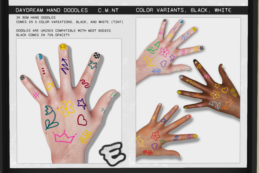Daydream Hand Doodles, L$199