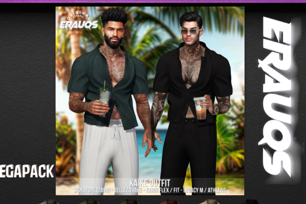 Kaike Shirt - Gianni/Jake/Kario Fit+Flex/Legacy/+mods, L$235 each/L$835-L$1250 each