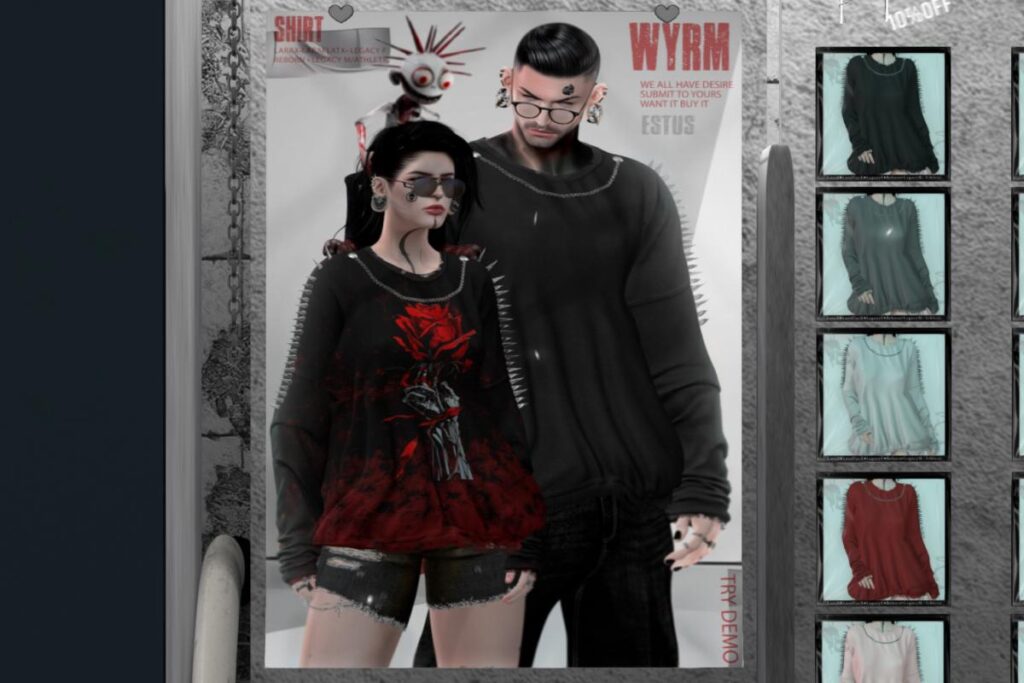 Wyrm Shirt - Legacy M+F/MaitreyaX/Reborn/+mods, L$249 each/L$666 each FP