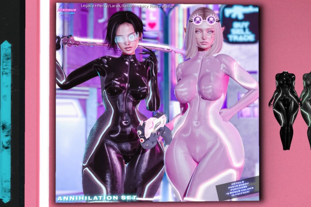 Annihilation Suit - Legacy/MaitreyaX/Reborn/+mods, L$299 each/L$1399 FP