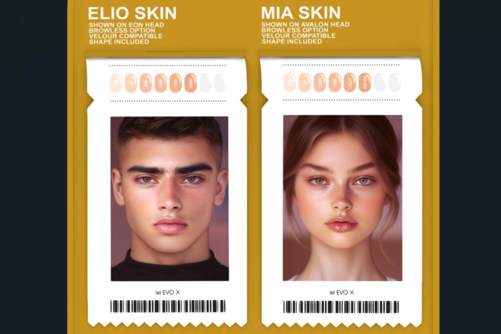 Elio Skin &amp; Mia Skin - EvoX, L$599 each