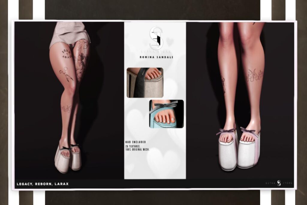 Romina Sandals - Legacy/MaitreyaX/Reborn, L$599 FP
