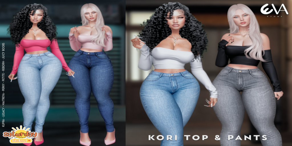 Kori Top &amp; Pants	&lt;a href=&quot;http://maps.secondlife.com/secondlife/ELEVEN/182/185/32&quot;&gt;Teleport&lt;/a&gt;