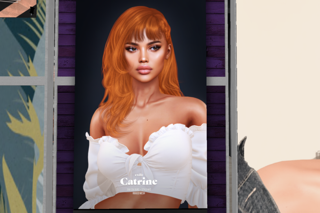 Catrine Hair	&lt;a href=&quot;http://maps.secondlife.com/secondlife/Exile/140/100/24&quot;&gt;TELEPORT&lt;/a&gt;