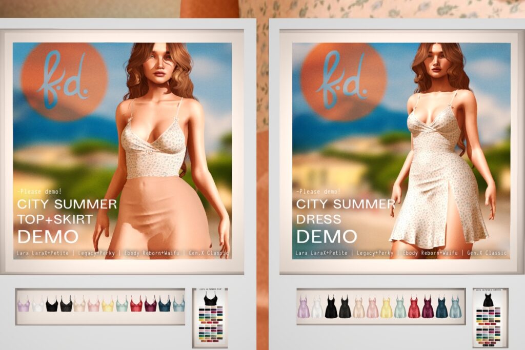 City Summer Set - GenX Classic/Legacy/MaitreyaX/Reborn/+mods, L$199-L$398 each/L$999-L$1988 each FP