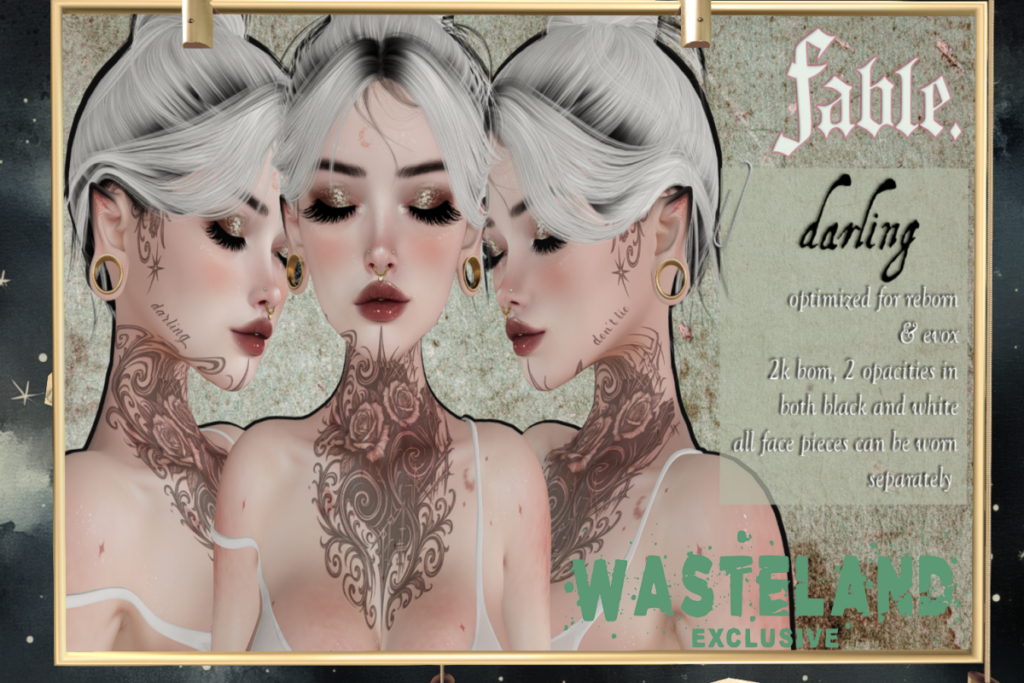 Darling Tattoo - BOM for Reborn/EvoX, L$199