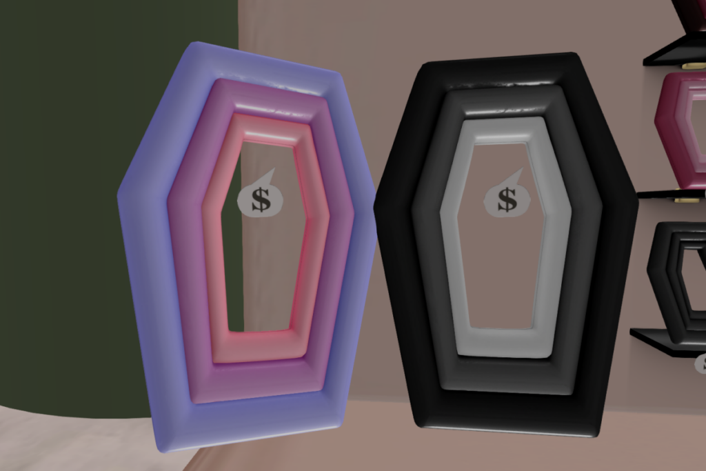 Coffin Floatie	&lt;a href=&quot;http://maps.secondlife.com/secondlife/Fetch/115/78/27&quot;&gt;Teleport&lt;/a&gt;
