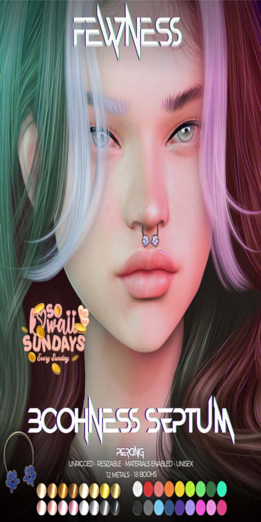 Boohness Septum Piercing	&lt;a href=&quot;http://maps.secondlife.com/secondlife/Moonstar/141/89/43&quot;&gt;Teleport&lt;/a&gt;