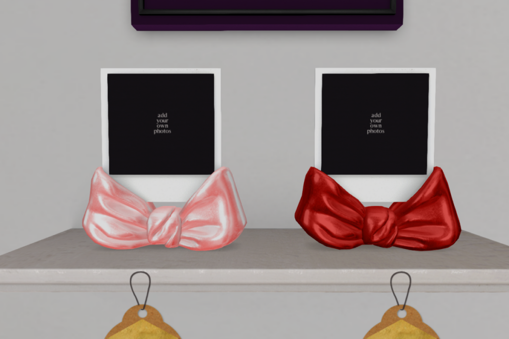 Photo Bow Frames	&lt;a href=&quot;http://maps.secondlife.com/secondlife/floorplan/133/111/28&quot;&gt;Teleport&lt;/a&gt;
