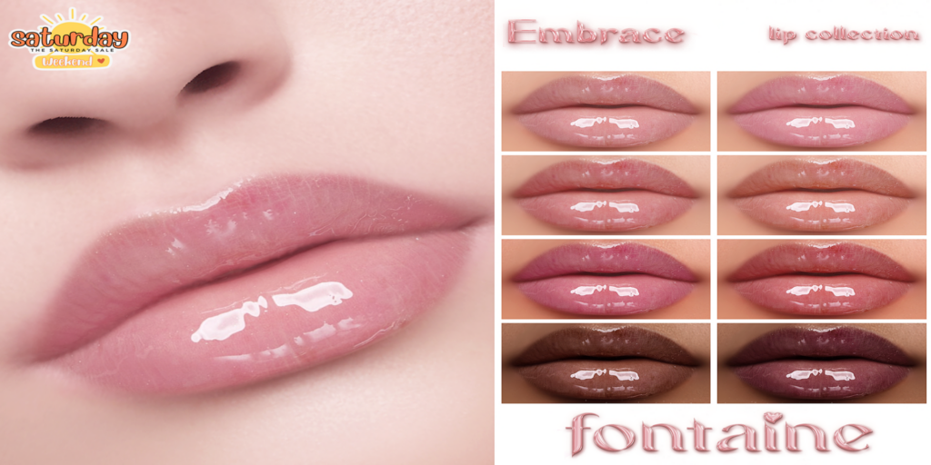 Embrace Lipstick - EvoX	&lt;a href=&quot;https://maps.secondlife.com/secondlife/VELOUR/66/140/83&quot;&gt;Teleport&lt;/a&gt;
