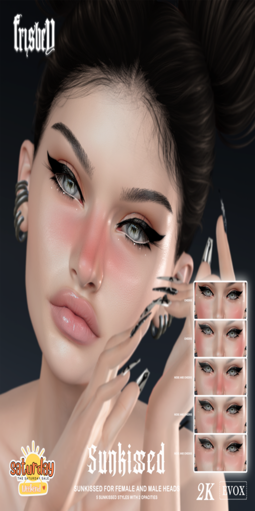 Sunkissed Blush - EvoX	&lt;a href=&quot;http://maps.secondlife.com/secondlife/Discovery%20Beach/32/190/1571&quot;&gt;Teleport&lt;/a&gt;