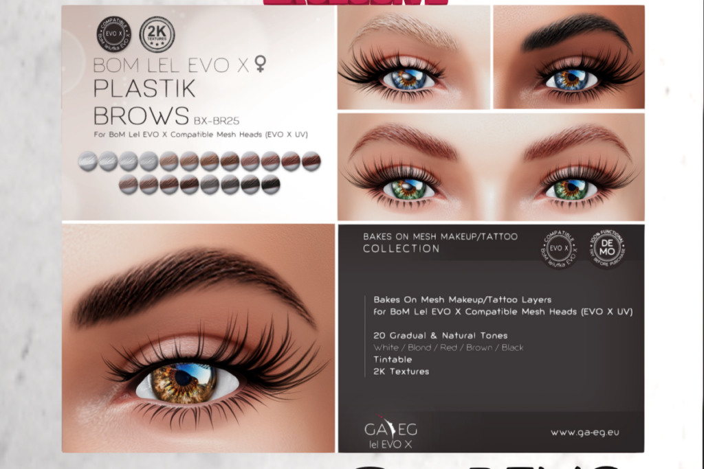 Plastik Brows - EvoX, L$380