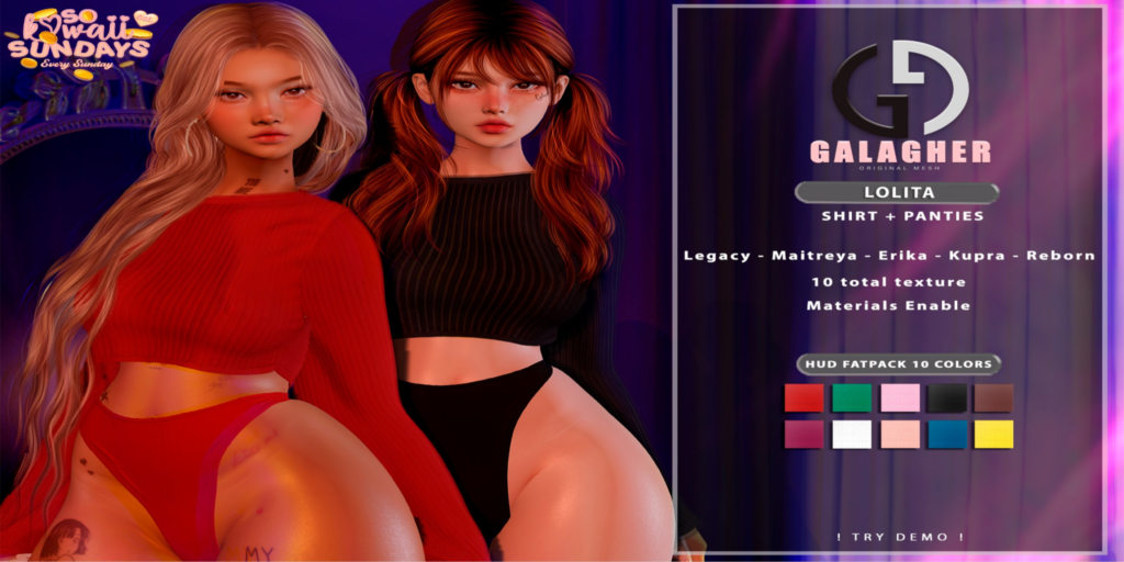 Lolita Outfit - Erika/Inithium/Legacy/Maitreya/Reborn	&lt;a href=&quot;http://maps.secondlife.com/secondlife/Hollow%20Creek/29/225/1002&quot;&gt;Teleport&lt;/a&gt;