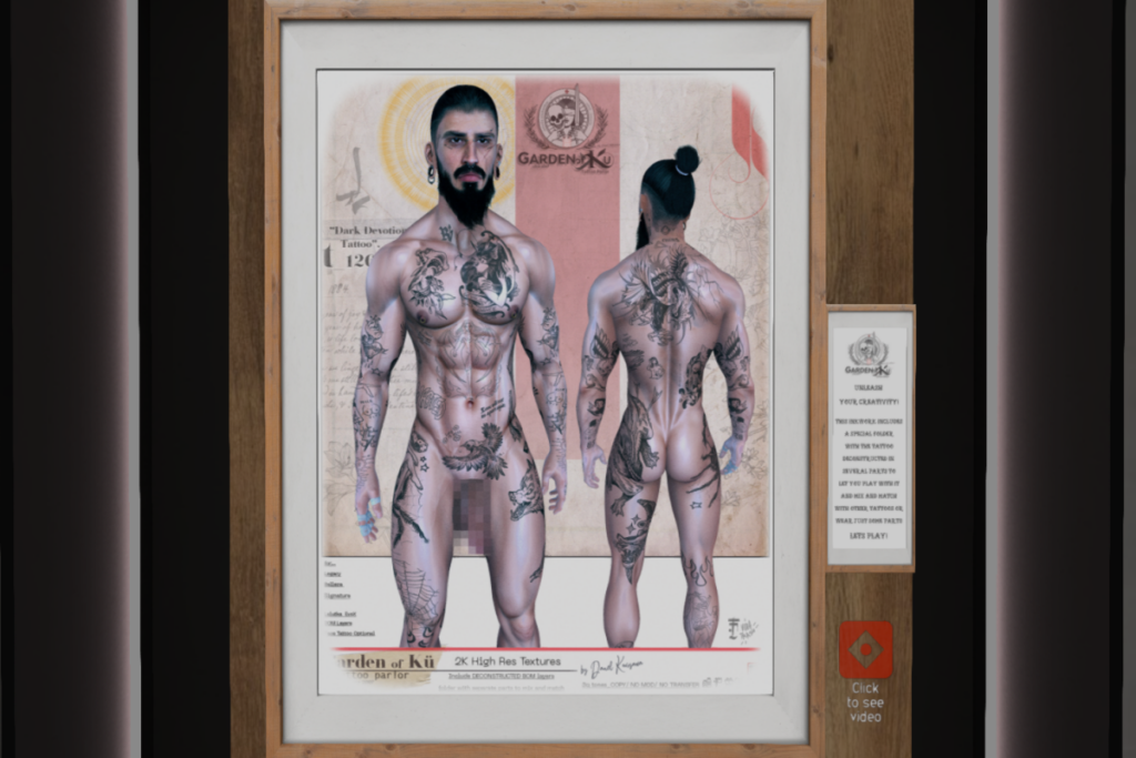 Dark Devotion Tattoo - BOM, L$300