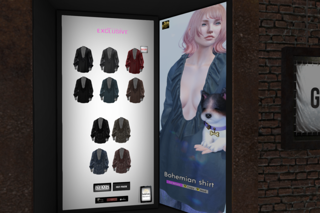 Bohemian Shirt - Jake/Legacy/+mods, L$168 each/L$1200 FP