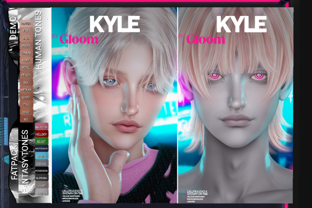 Kyle Skin - EvoX, L$690 each/L$1200 FP