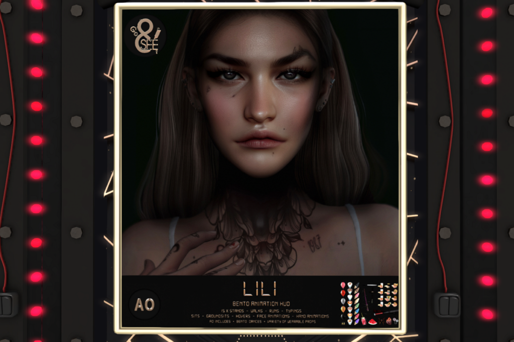 Lili Animations, L$120 each/L$2500 FP