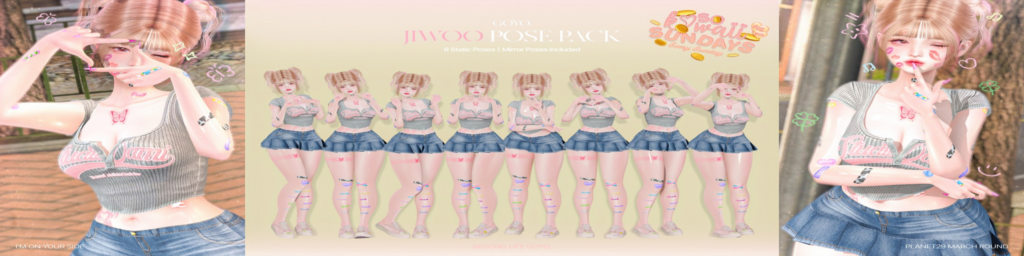 Jiwoo Poses	&lt;a href=&quot;http://maps.secondlife.com/secondlife/Dear/19/131/753&quot;&gt;Teleport&lt;/a&gt;