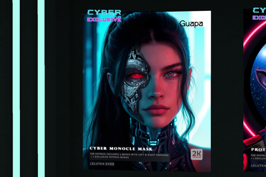 Cyber Monocle - EvoX, L$149 each/L$499 FP