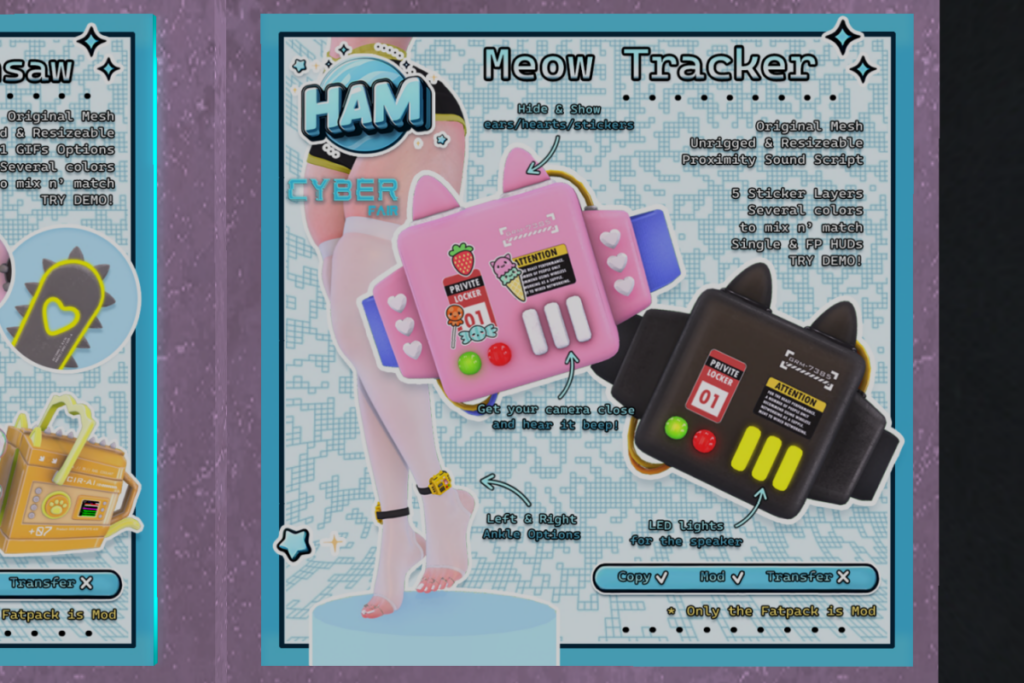 Meow Tracker, L$349