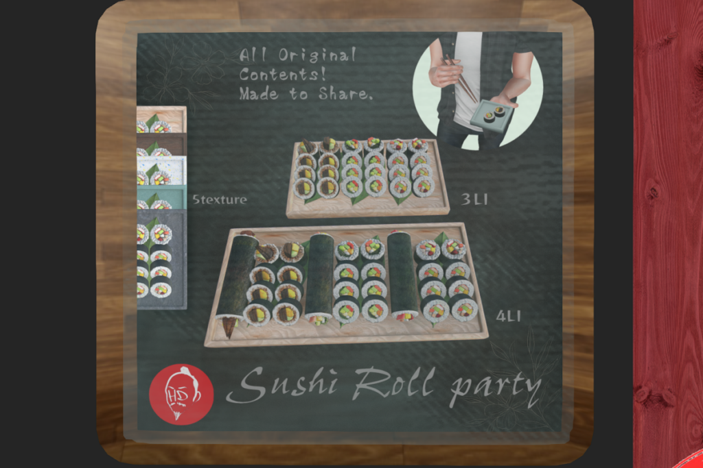 Sushi Roll Party, L$250