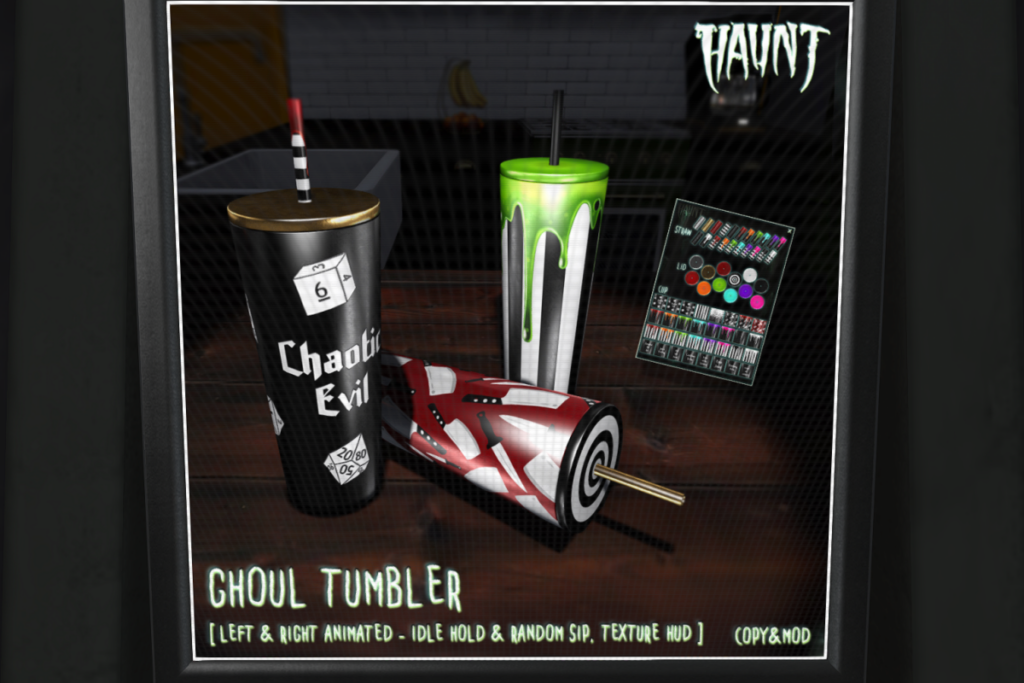 Ghoul Tumbler Holdable, L$299