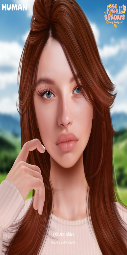 Olivia Skin - EvoX	&lt;a href=&quot;http://maps.secondlife.com/secondlife/Summer%20Sun/122/168/2502&quot;&gt;Teleport&lt;/a&gt;