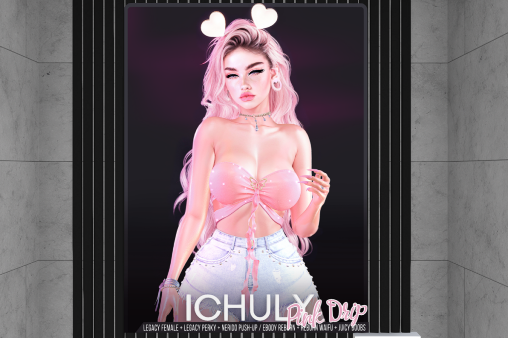 Pink Drip Top - Legacy/Reborn/+mods, L$249 each/L$1699 FP
