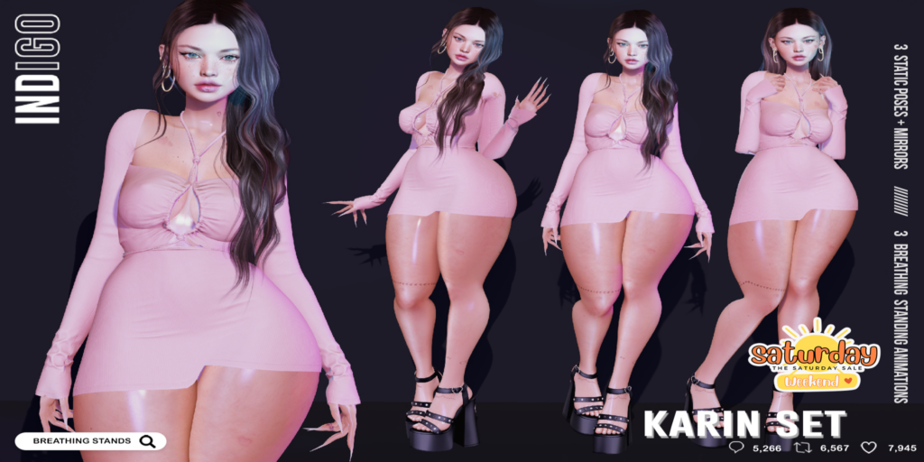Karin Poses	&lt;a href=&quot;http://maps.secondlife.com/secondlife/Palmetta/140/32/1698&quot;&gt;Teleport&lt;/a&gt;