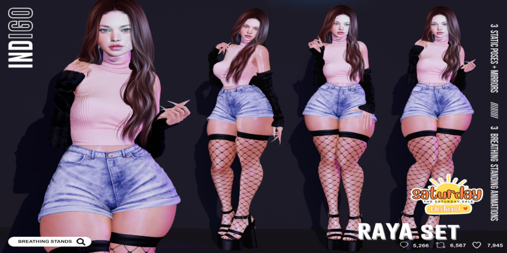 Raya Poses	&lt;a href=&quot;http://maps.secondlife.com/secondlife/Palmetta/140/32/1698&quot;&gt;Teleport&lt;/a&gt;