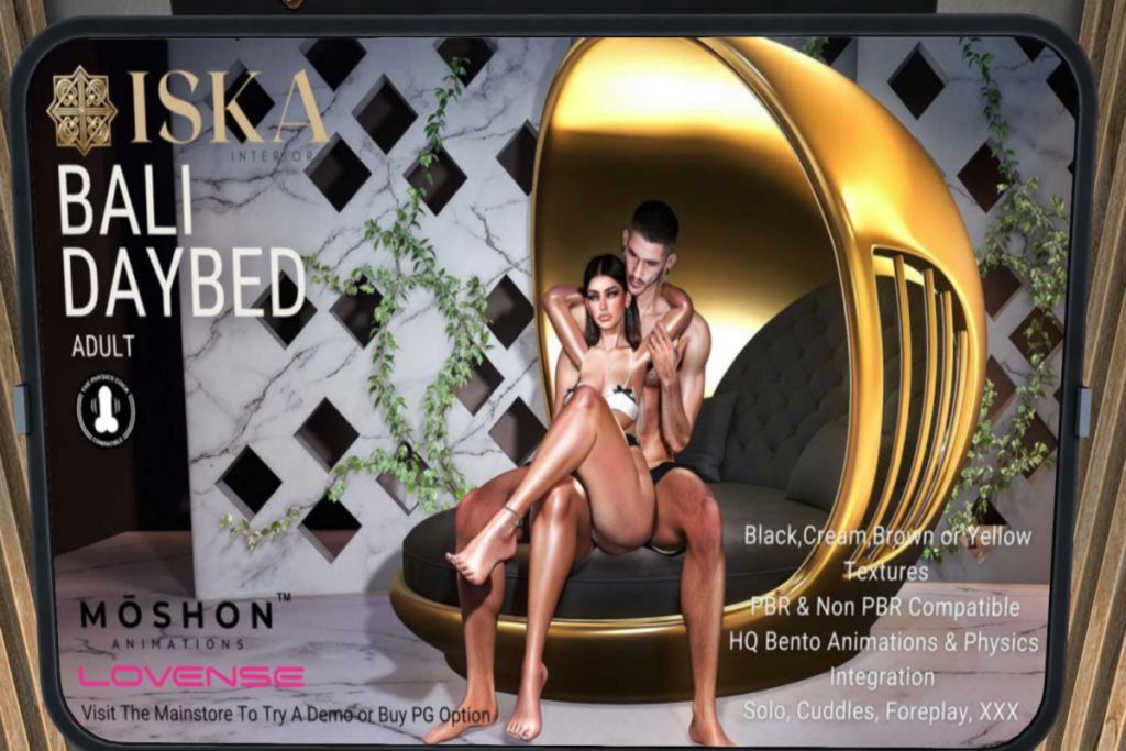 Bali Daybed, L$899 PG/L$1999 Adult
