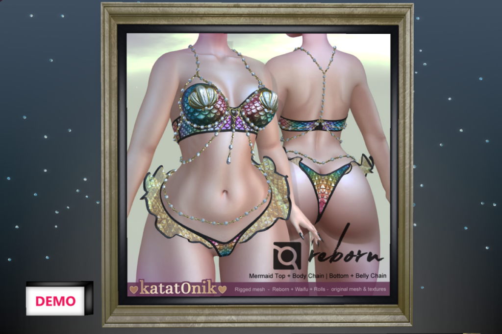 Mermaid Set - Reborn/+mods, L$288 each/L$1288 FP