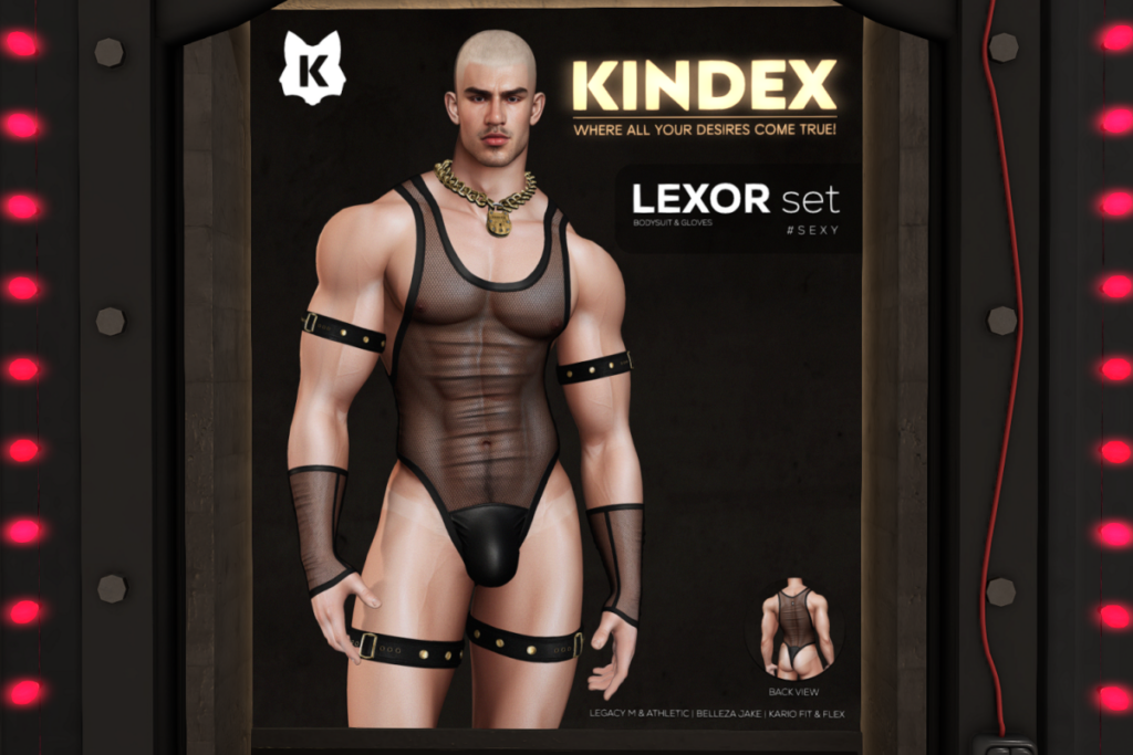 Lexor Bodysuit and Gloves - Jake/Kario Fit + Flex/Legacy/+mods, L$225-L$234 each/L$1620-L$1674 each FP
