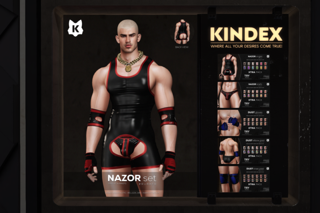 Nazor Set - Jake/Kario Fit+Flex/Legacy/+mods, L$225-L$234 each