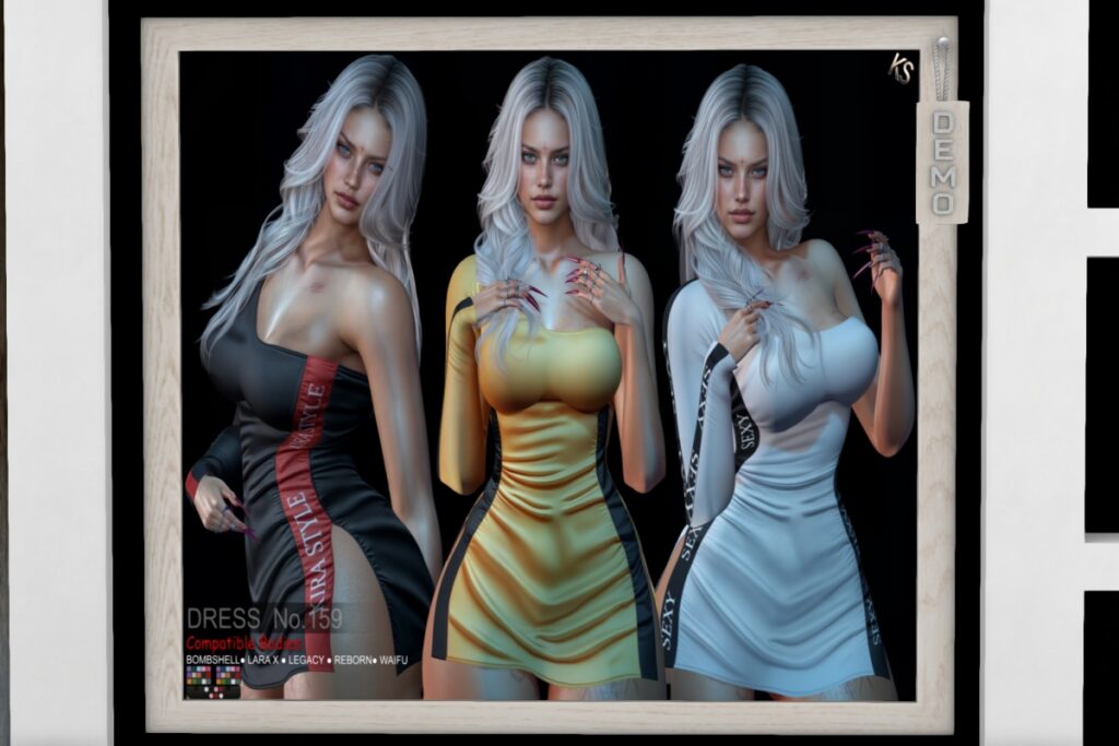 No. 159 Dress - Legacy/MaitreyaX/Reborn, L$299 FP