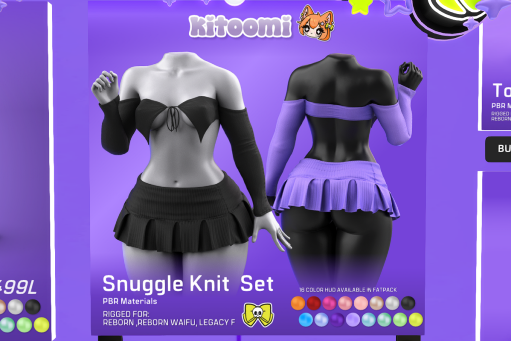 Snuggle Knit Set - Legacy/Reborn/+mods, L$249 each/L$1249 each FP