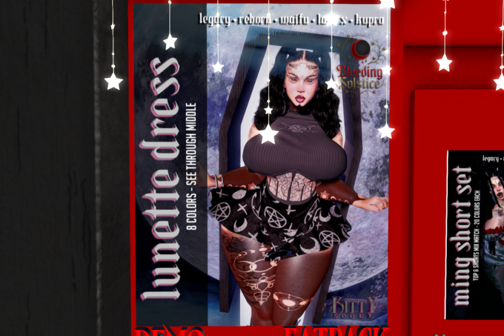 Lunette Dress - Inlithium/Legacy/MaitreyaX/Reborn/+mods, L$250 each/L$1500 FP