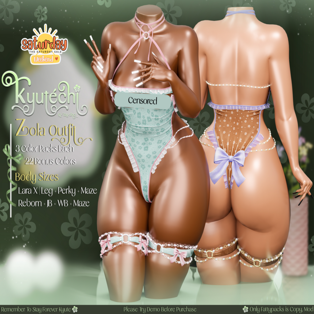 Zola OUtfit - Legacy/MaitreyaX/Reborn/+mods	&lt;a href=&quot;https://maps.secondlife.com/secondlife/Holiday%20Cove/89/129/26&quot;&gt;Teleport&lt;/a&gt;
