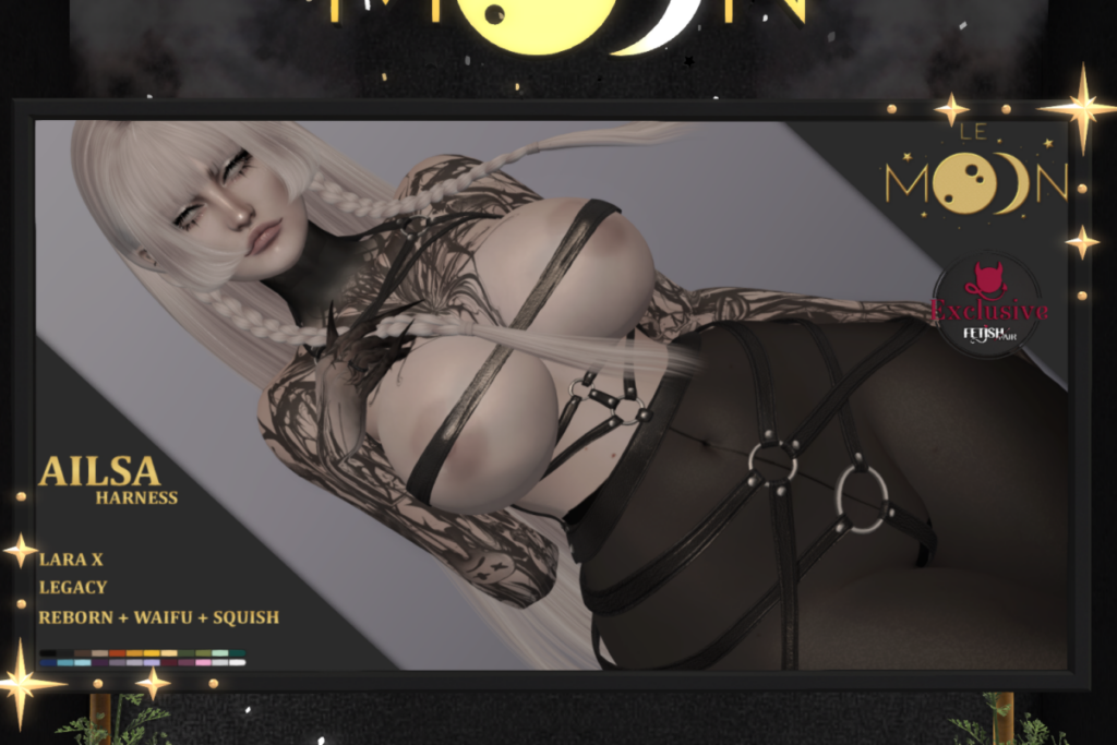 Ailsa Harness - Legacy/MaitreyaX/Reborn/+mods, L$400 each/L$1300 FP