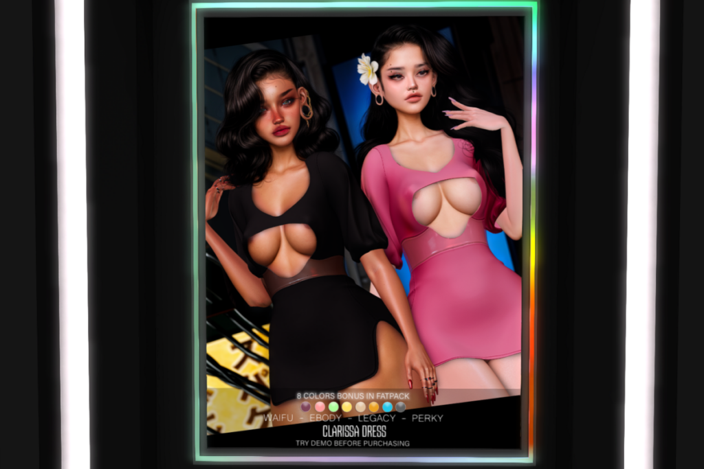 Clarissa Dress - Legacy/Reborn/+mods, L$199 each/L$799 FP