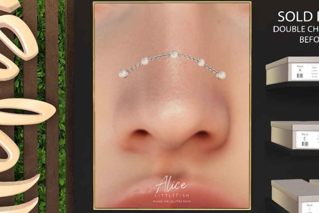 Alice Piercing - EvoX, L$350 each