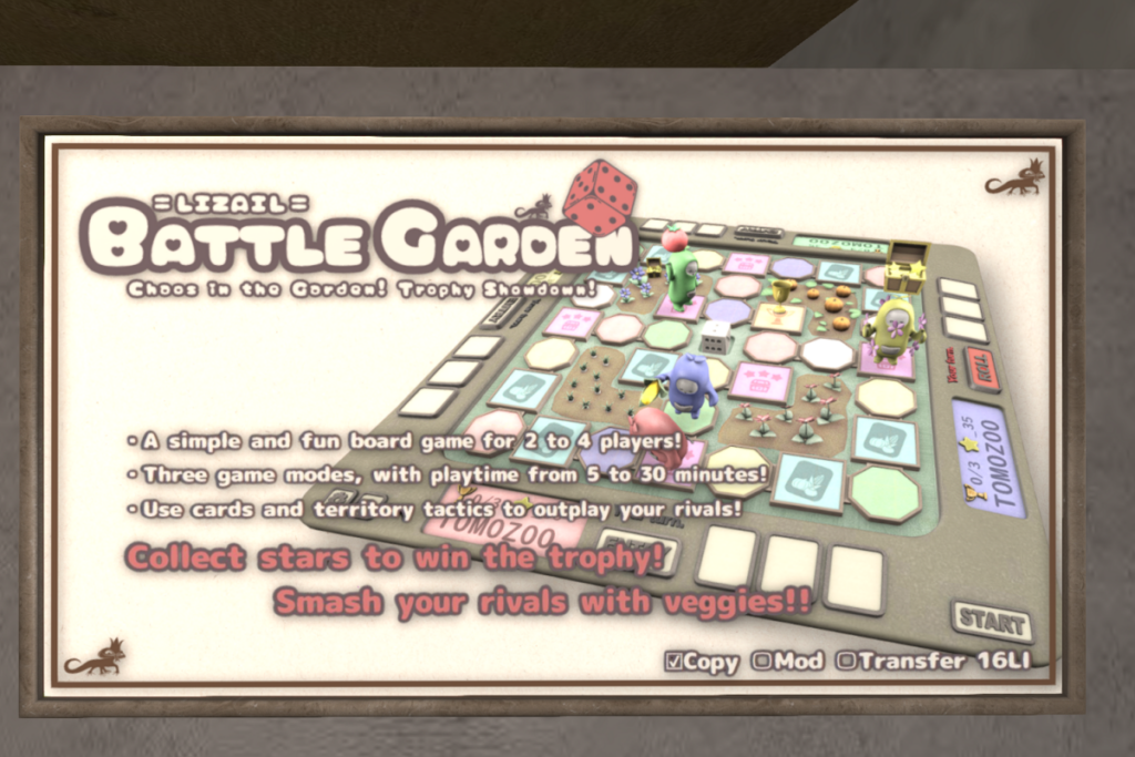 Battle Garden Game, L$700