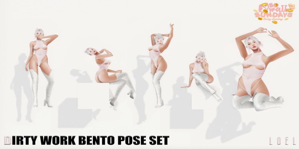 Dirty Work Poses	&lt;a href=&quot;http://maps.secondlife.com/secondlife/Stargazer%20Galaxy/101/47/3118&quot;&gt;Teleport&lt;/a&gt;