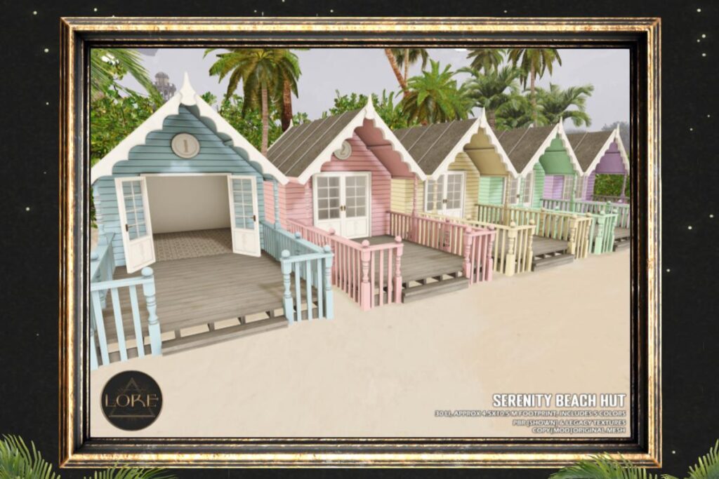 Serenity Beach Hut, L$500