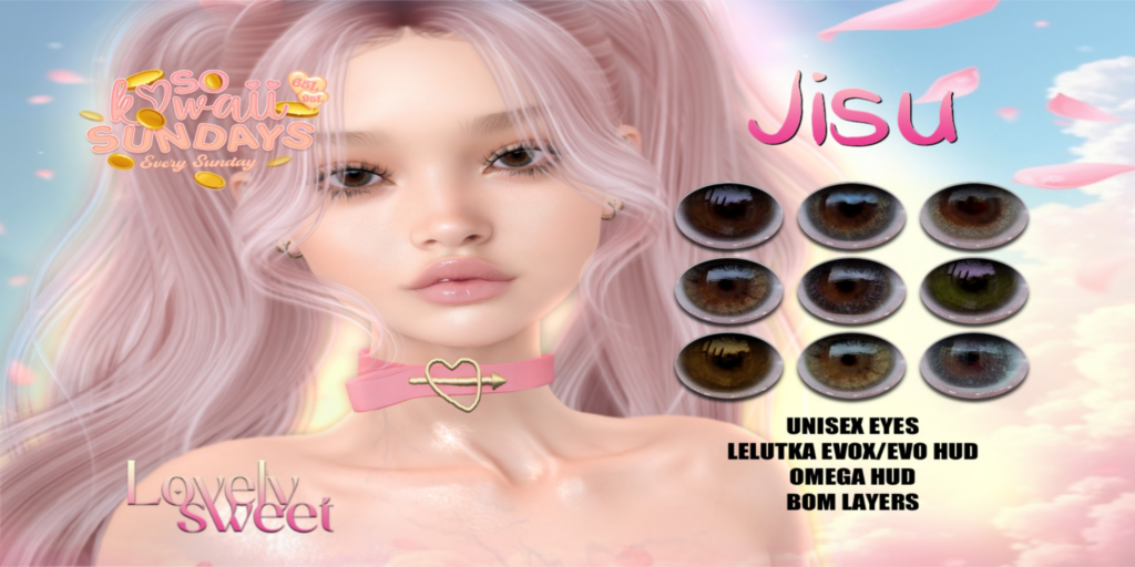 Jisu Eyes - BOM/Evo/EvoX/Omega	&lt;a href=&quot;http://maps.secondlife.com/secondlife/Lovething/196/163/1001&quot;&gt;Teleport&lt;/a&gt;