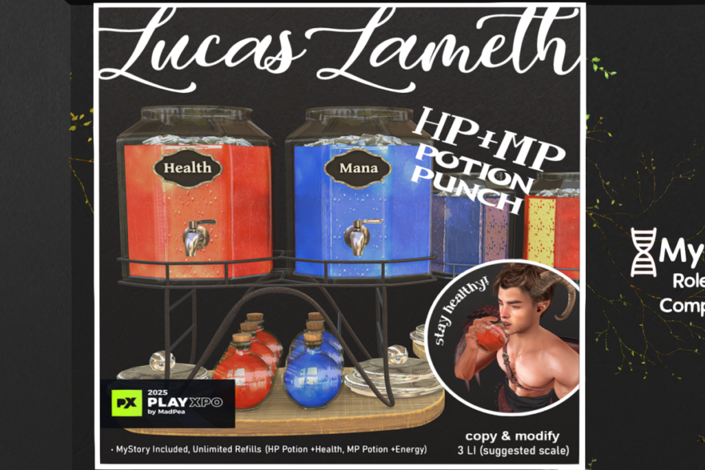 Health &amp; Mana Potion Punch, L$349