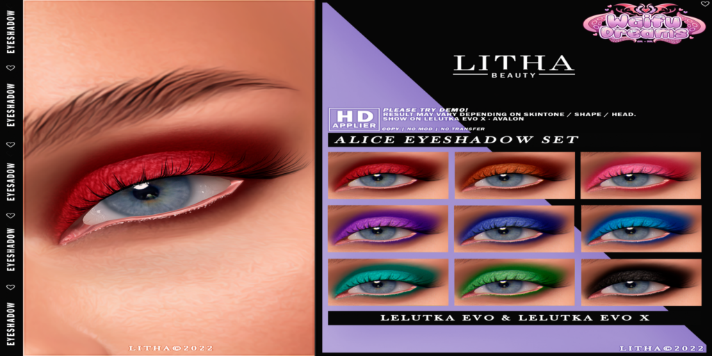 Alice Eyeshadow Set - EvoX