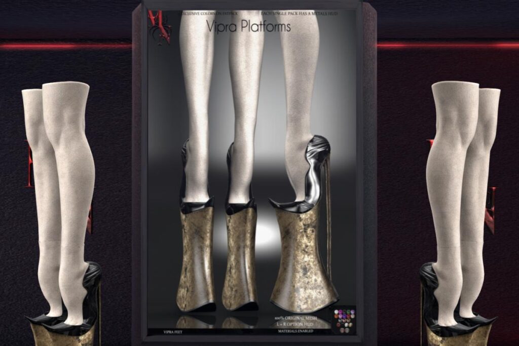 Vipra Platforms For Viper Feet, L$300 each/L$1750 FP